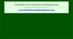 Desktop Screenshot of blackcockinn.co.uk